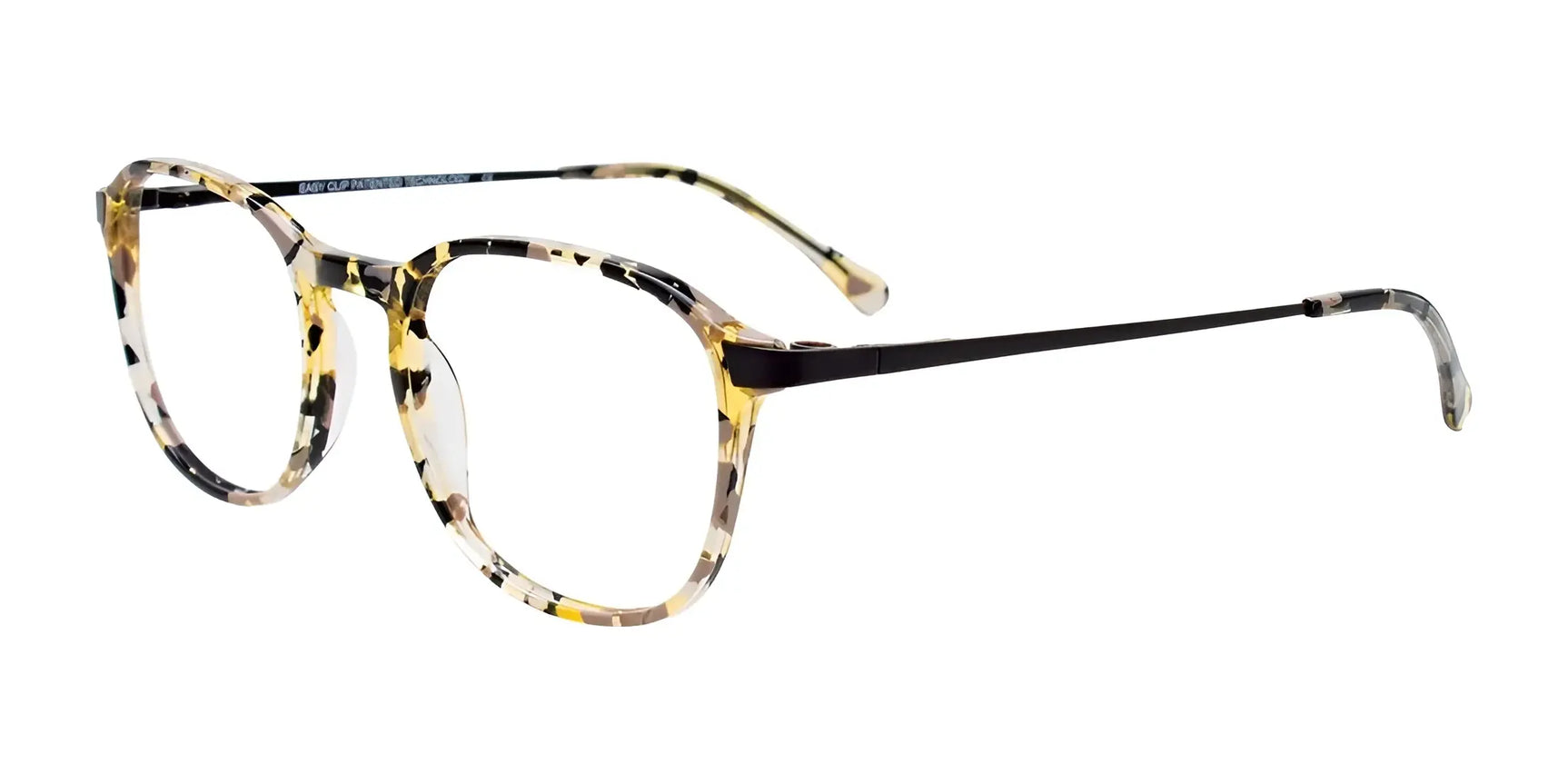 EasyClip EC549 Eyeglasses Taupe & Pale Yel Tort EasyClip EC549 Eyeglasses Taupe & Pale Yel Tort