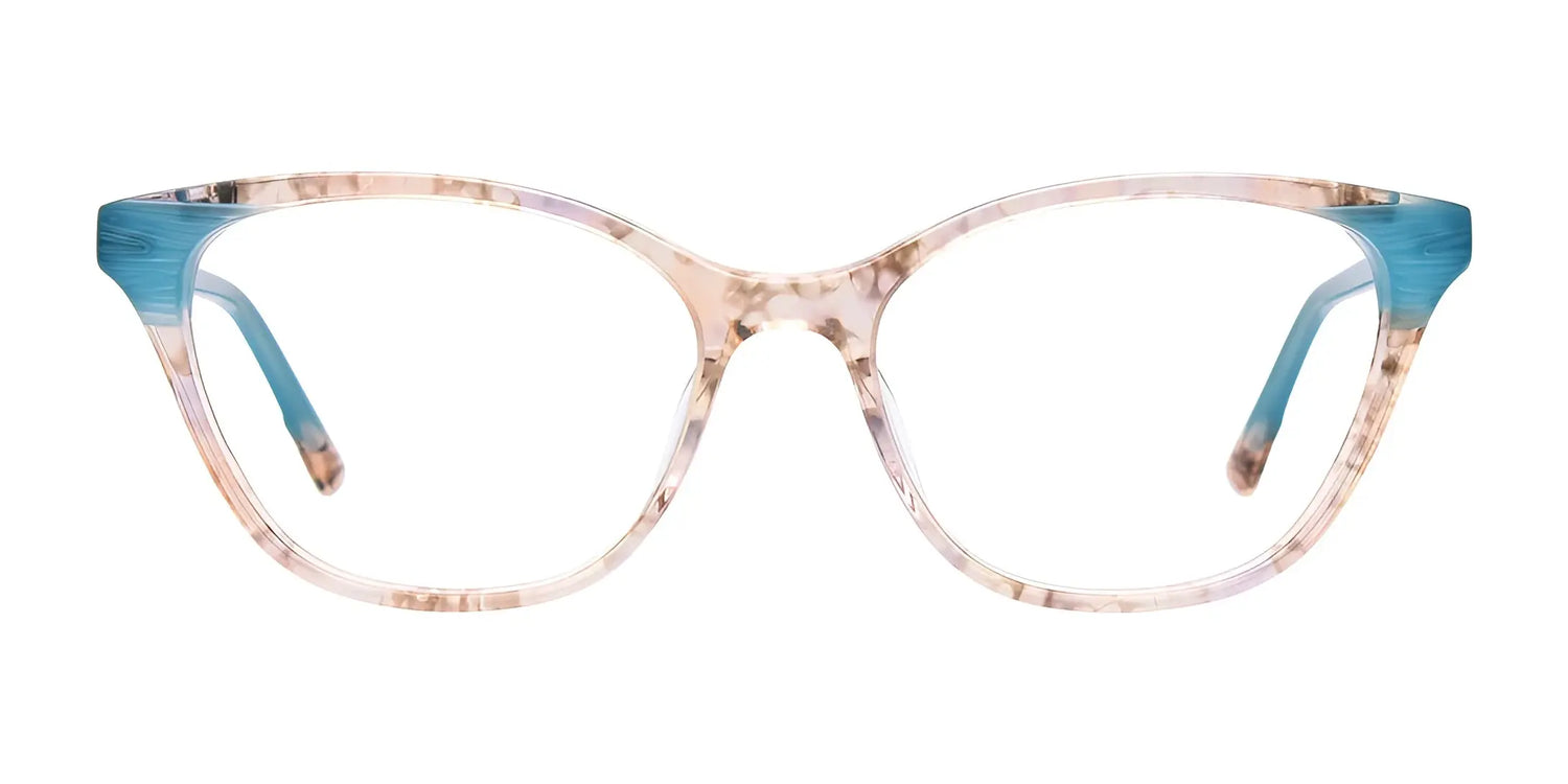 EasyClip EC556 Eyeglasses by EasyClip feature clear and beige patterned frames with blue accents, and come with a polarized clip-on sunglasses for added sun protection and style. EasyClip EC556 Eyeglasses by EasyClip feature clear and beige patterned frames with blue accents, and come with a polarized clip-on sunglasses for added sun protection and style.