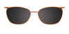 EasyClip EC557 Eyeglasses with Clip-on Sunglasses | Size 50 / Black