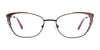 EasyClip EC557 Eyeglasses with Clip-on Sunglasses | Size 50 / Black
