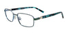 EasyClip EC558 Eyeglasses | Size 46 / Green & Light Blue/Green Tort
