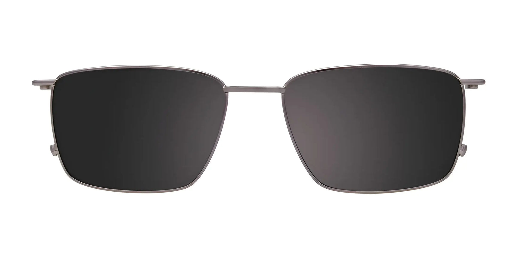 EasyClip EC560 Eyeglasses with Clip-on Sunglasses by EasyClip, size 53. Rectangular black frames with slim metal front, shown on a white background. Prescription ready and compatible with clip-on polarized sunglasses for versatile wear. EasyClip EC560 Eyeglasses with Clip-on Sunglasses by EasyClip, size 53. Rectangular black frames with slim metal front, shown on a white background. Prescription ready and compatible with clip-on polarized sunglasses for versatile wear.