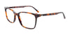 EasyClip EC564 Eyeglasses with Clip-on Sunglasses | Size 55 / Brown/Gold