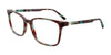 EasyClip EC564 Eyeglasses with Clip-on Sunglasses | Size 55 / Matt Dark Demi Green