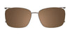 EasyClip EC564 Eyeglasses with Clip-on Sunglasses | Size 55 / Clip Only (Color №010)