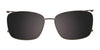 EasyClip EC564 Eyeglasses with Clip-on Sunglasses | Size 55 / Clip Only (Color №060)