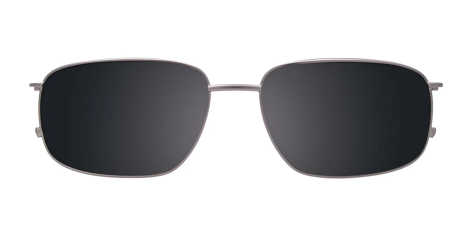 EasyClip EC565 Eyeglasses with Clip-on Sunglasses, size 57, feature rectangular black frames and a slim metal design—combining EasyClip’s luxury style with practical sun protection. EasyClip EC565 Eyeglasses with Clip-on Sunglasses, size 57, feature rectangular black frames and a slim metal design—combining EasyClip’s luxury style with practical sun protection.