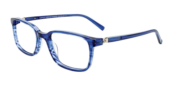 EasyClip EC569 Eyeglasses | Size 50 / Blue Marbled