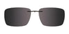 EasyClip EC571 Eyeglasses with Clip-on Sunglasses | Size 54 / Satin Brown