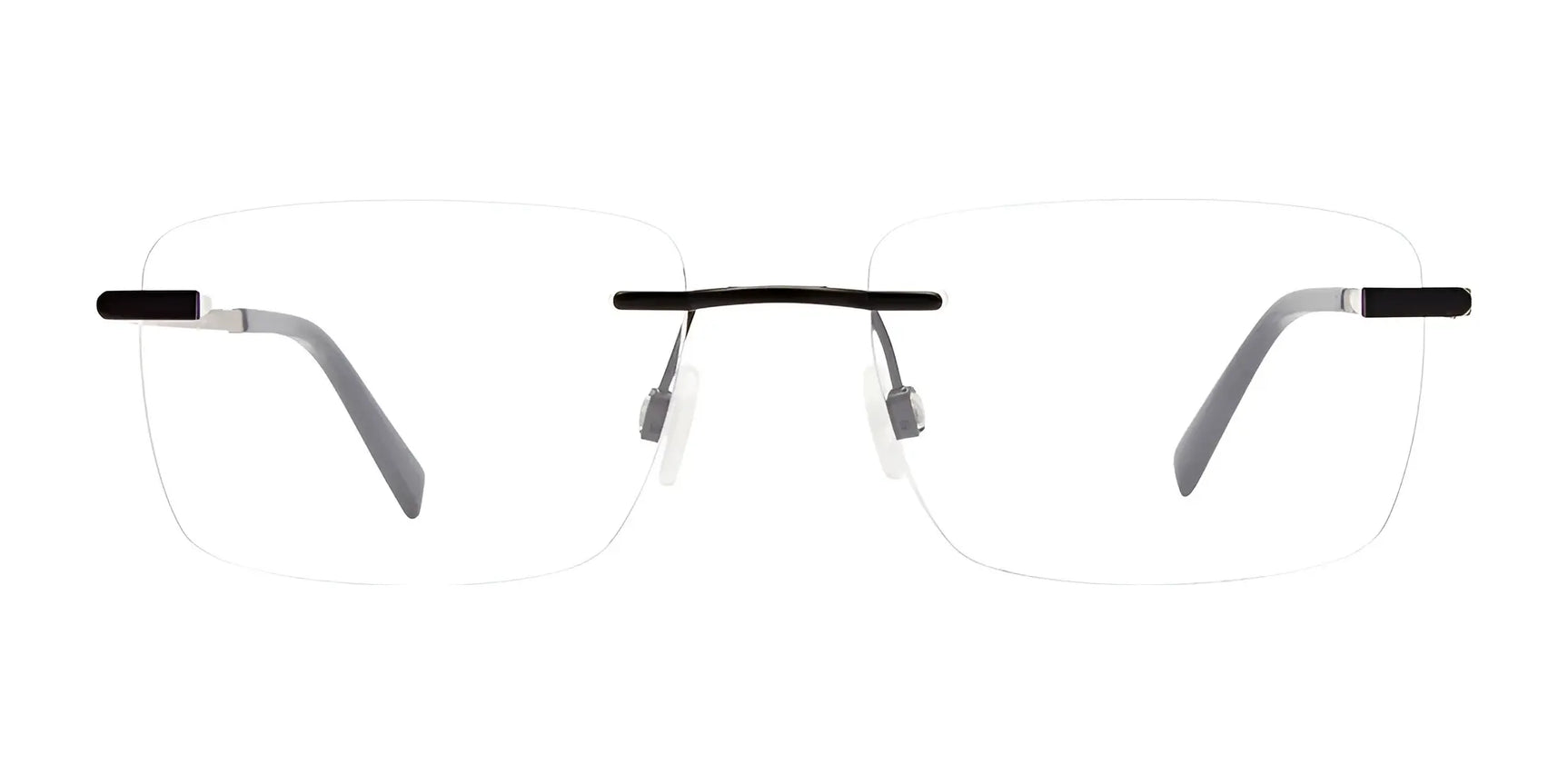 EasyClip EC571 Eyeglasses by EasyClip feature black temples and a thin black bridge. Shown on a white background, these size 54 frames include convenient clip-on sunglasses for effortless sun protection. EasyClip EC571 Eyeglasses by EasyClip feature black temples and a thin black bridge. Shown on a white background, these size 54 frames include convenient clip-on sunglasses for effortless sun protection.