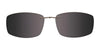EasyClip EC572 Eyeglasses with Clip-on Sunglasses | Size 56 / Satin Brown