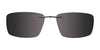 EasyClip EC573 Eyeglasses with Clip-on Sunglasses | Size 52 / Satin Brown