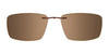 EasyClip EC573 Eyeglasses with Clip-on Sunglasses | Size 52 / Clip Only (Color №010)