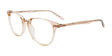 EasyClip EC576 Eyeglasses with Clip-on Sunglasses Light Crystal Brown & Shiny Light Brown EasyClip EC576 Eyeglasses with Clip-on Sunglasses Light Crystal Brown & Shiny Light Brown