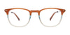 EasyClip EC580 Eyeglasses | Size 46 / Brown & Light Blue & Grey/Steel & Brown