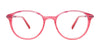EasyClip EC581 Eyeglasses | Size 45 / Grad Crs Lt Pnk & Bge/Crs Bge