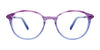EasyClip EC581 Eyeglasses | Size 45 / Grad Crs Lt Pnk & Bge/Crs Bge
