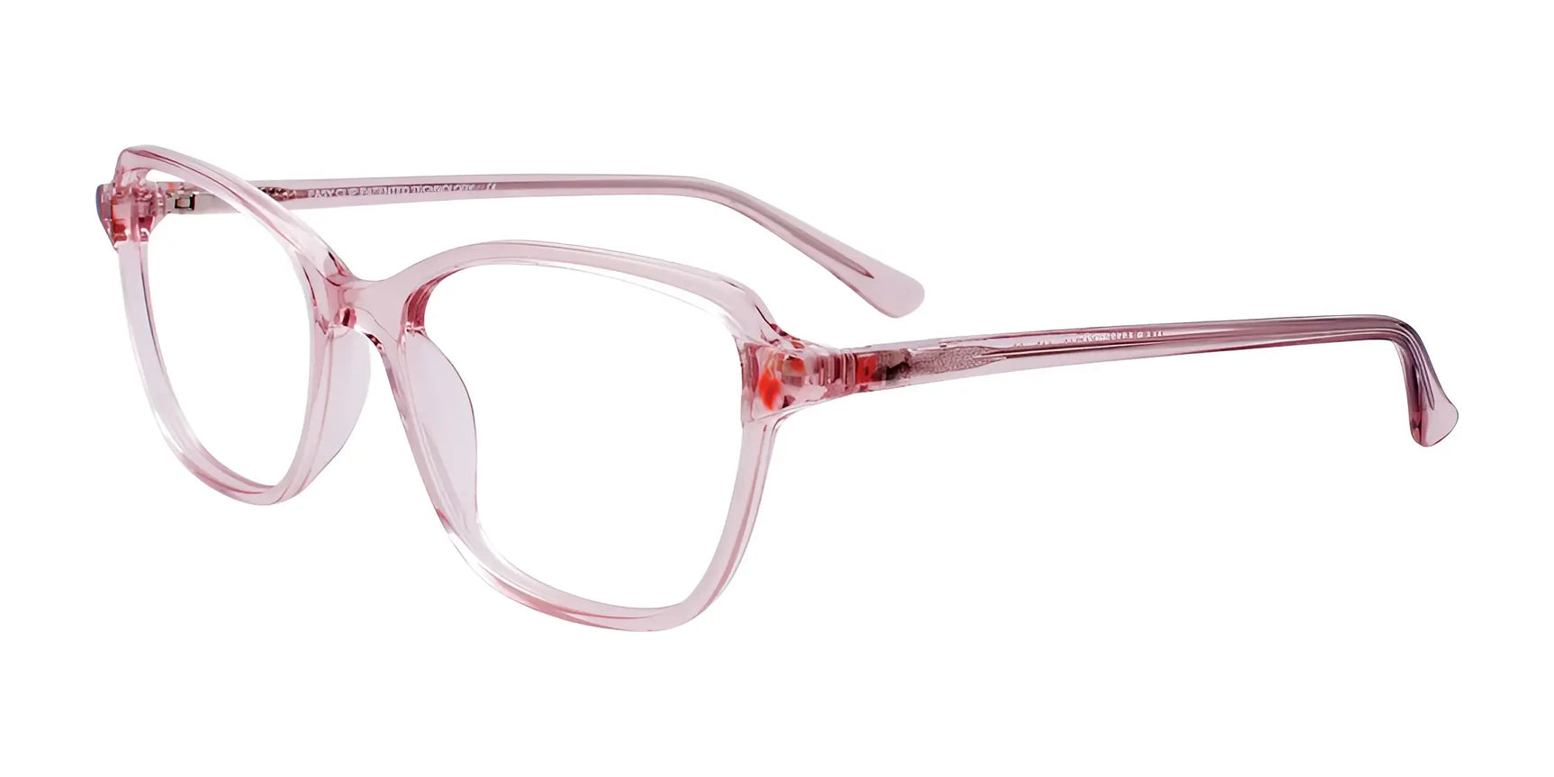 EasyClip EC585 Eyeglasses with Clip-on Sunglasses Crystal Pink & Marbled EasyClip EC585 Eyeglasses with Clip-on Sunglasses Crystal Pink & Marbled