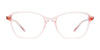 EasyClip EC585 Eyeglasses with Clip-on Sunglasses | Size 54 / Crystal Beige & Marbled