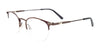 EasyClip EC587 Eyeglasses with Clip-on Sunglasses | Size 48 / Blue & Black Stripes/Blue