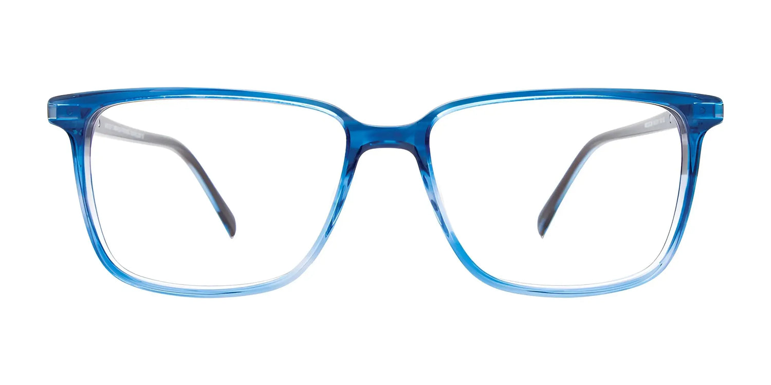 The EasyClip EC589 Eyeglasses with Clip-on Sunglasses by EasyClip, shown front-facing on a white background, combine style and convenience with clear lenses and a polarized clip for extra UV protection. Size 55. The EasyClip EC589 Eyeglasses with Clip-on Sunglasses by EasyClip, shown front-facing on a white background, combine style and convenience with clear lenses and a polarized clip for extra UV protection. Size 55.