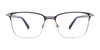 EasyClip EC592 Eyeglasses with Clip-on Sunglasses | Size 54 / Black & Dark Steel/Matt Black
