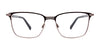 EasyClip EC592 Eyeglasses with Clip-on Sunglasses | Size 54 / Black & Dark Steel/Matt Black