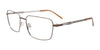 EasyClip EC596 Eyeglasses with Clip-on Sunglasses | Size 58 / Satin Black/Steel