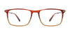 EasyClip EC597 Eyeglasses with Clip-on Sunglasses | Size 54 / Blue Tortoise/Blue