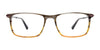 EasyClip EC597 Eyeglasses with Clip-on Sunglasses | Size 54 / Blue Tortoise/Blue