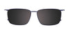 EasyClip EC597 Eyeglasses with Clip-on Sunglasses | Size 54 / Clip Only (Color №050)