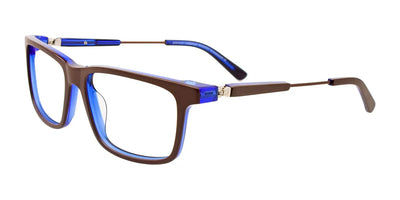 EasyClip EC599 Eyeglasses with Clip-on Sunglasses | Size 50
