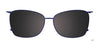 EasyClip EC602 Eyeglasses with Clip-on Sunglasses | Size 55 / Clip Only (Color №050)