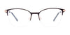 EasyClip EC605 Eyeglasses with Clip-on Sunglasses | Size 49 / Blue & Pnk Gold/Blue Pnk Gold
