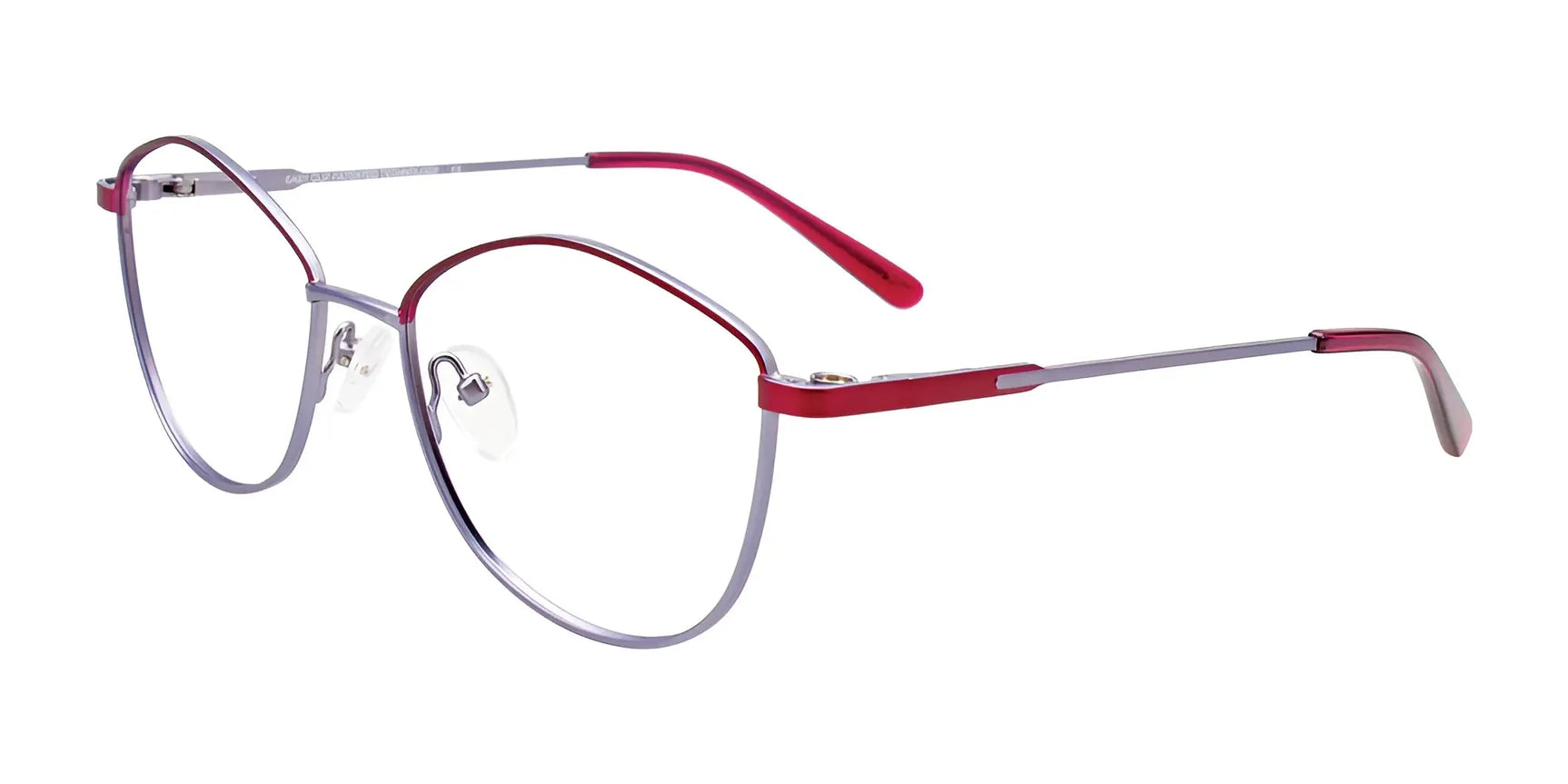 EasyClip EC608 Eyeglasses with Clip-on Sunglasses Strawberry & Lilac EasyClip EC608 Eyeglasses with Clip-on Sunglasses Strawberry & Lilac