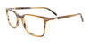 EasyClip EC611 Eyeglasses with Clip-on Sunglasses | Size 53 / Havanna Brown