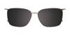 EasyClip EC611 Eyeglasses with Clip-on Sunglasses | Size 53 / Havanna Amber