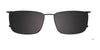 EasyClip EC616 Eyeglasses with Clip-on Sunglasses | Size 57 / Clip Only (Color №090)