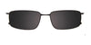 EasyClip EC622 Eyeglasses with Clip-on Sunglasses | Size 52 / Black & Red