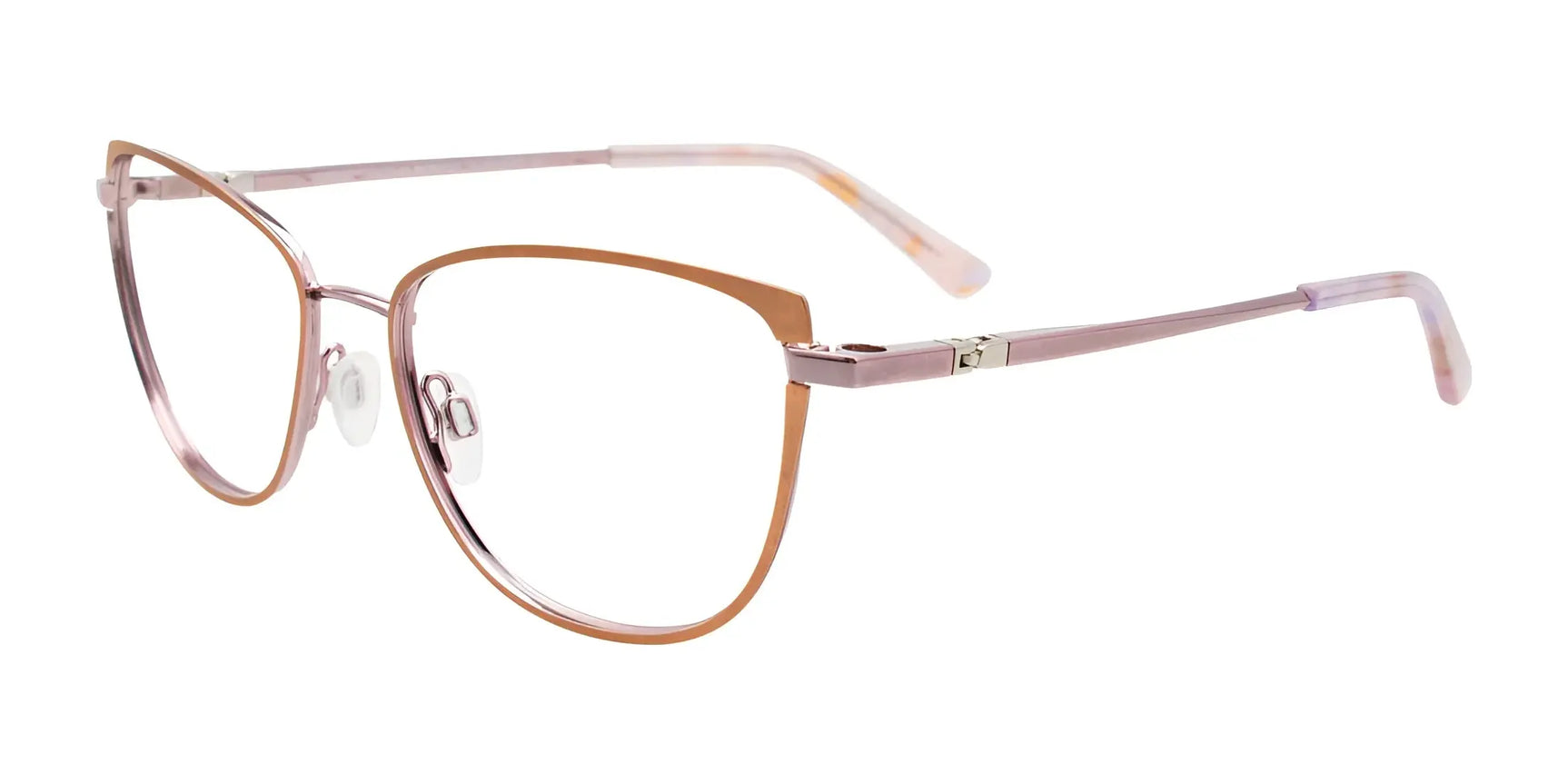 EasyClip EC624 Eyeglasses with Clip-on Sunglasses Light Copper & Light Lilac EasyClip EC624 Eyeglasses with Clip-on Sunglasses Light Copper & Light Lilac