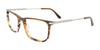 EasyClip EC627 Eyeglasses with Clip-on Sunglasses | Size 50 / Brown & Tortise/Steel