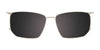 EasyClip EC627 Eyeglasses with Clip-on Sunglasses | Size 50 / Blue & Grey Tort/Dark Steel