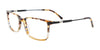 EasyClip EC630 Eyeglasses with Clip-on Sunglasses | Size 50 / Crystal Blue Gradient