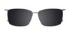 EasyClip EC630 Eyeglasses with Clip-on Sunglasses | Size 50 / Clip Only (Color №010)