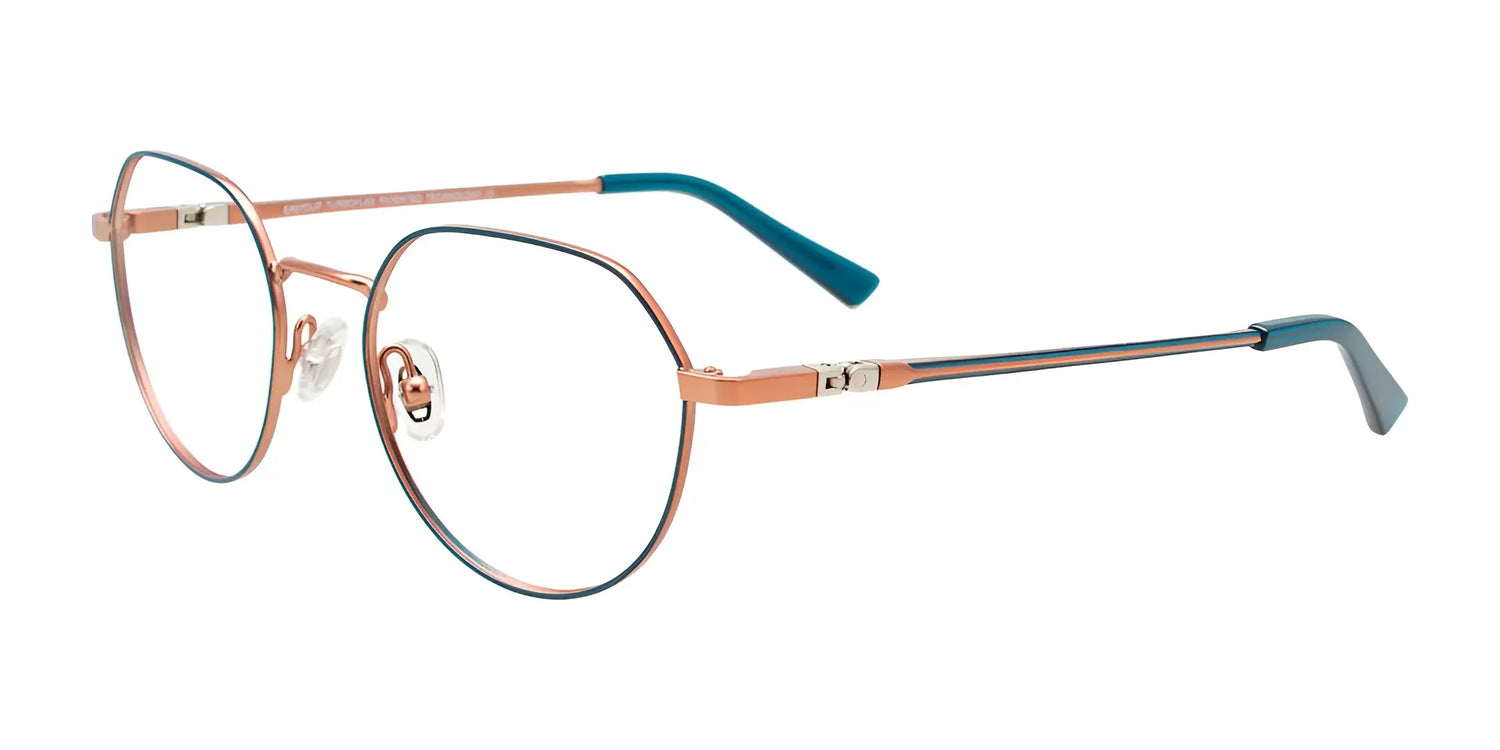 EasyClip EC632 Eyeglasses Teal & Satin Copper EasyClip EC632 Eyeglasses Teal & Satin Copper