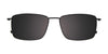 EasyClip EC638 Eyeglasses with Clip-on Sunglasses | Size 50 / Clip Only (Color №090)