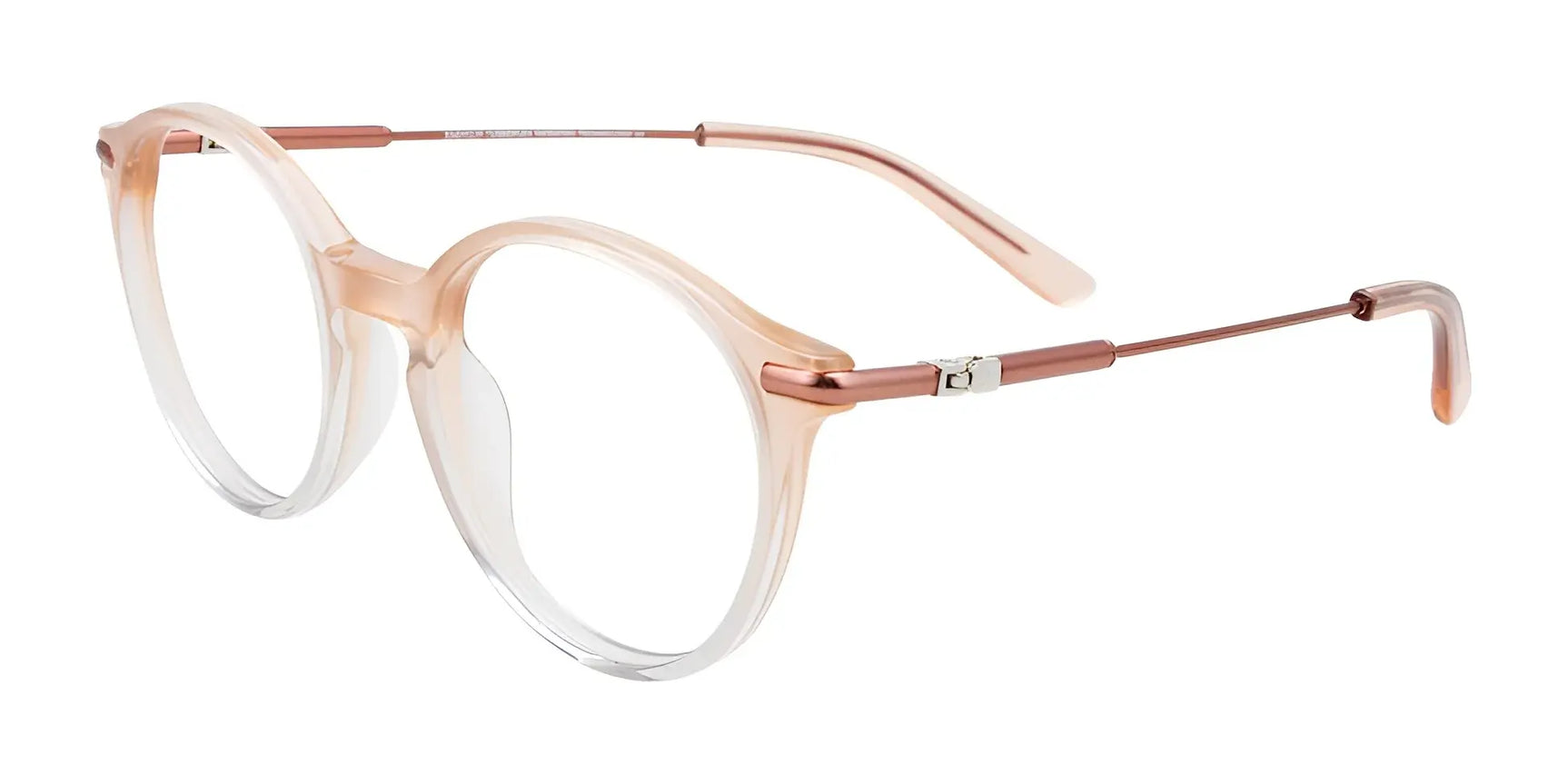 EasyClip EC640 Eyeglasses Lt Brown To Crystal / Copper EasyClip EC640 Eyeglasses Lt Brown To Crystal / Copper