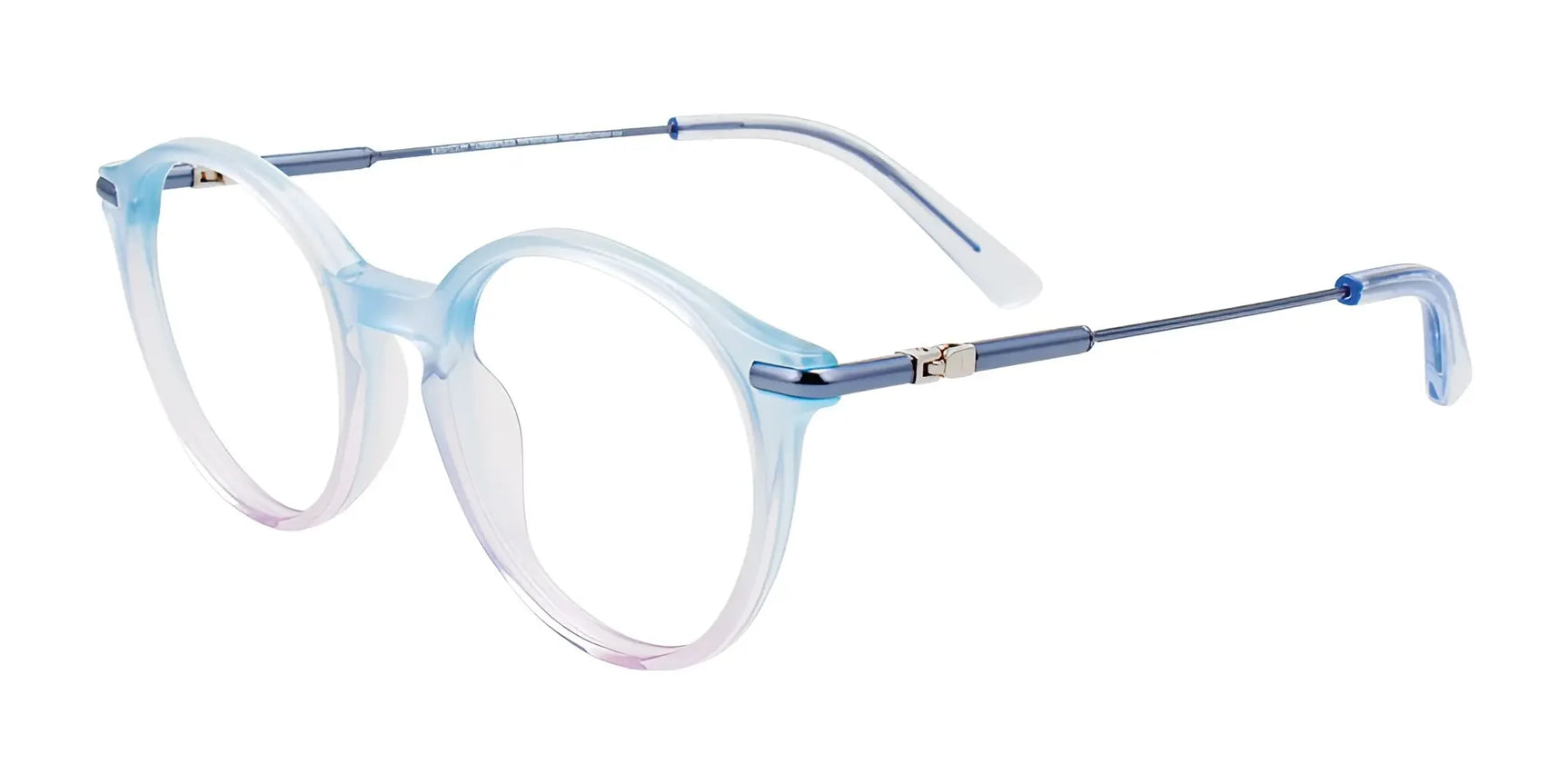EasyClip EC640 Eyeglasses Lt Blue To Pink / Sat Blue EasyClip EC640 Eyeglasses Lt Blue To Pink / Sat Blue