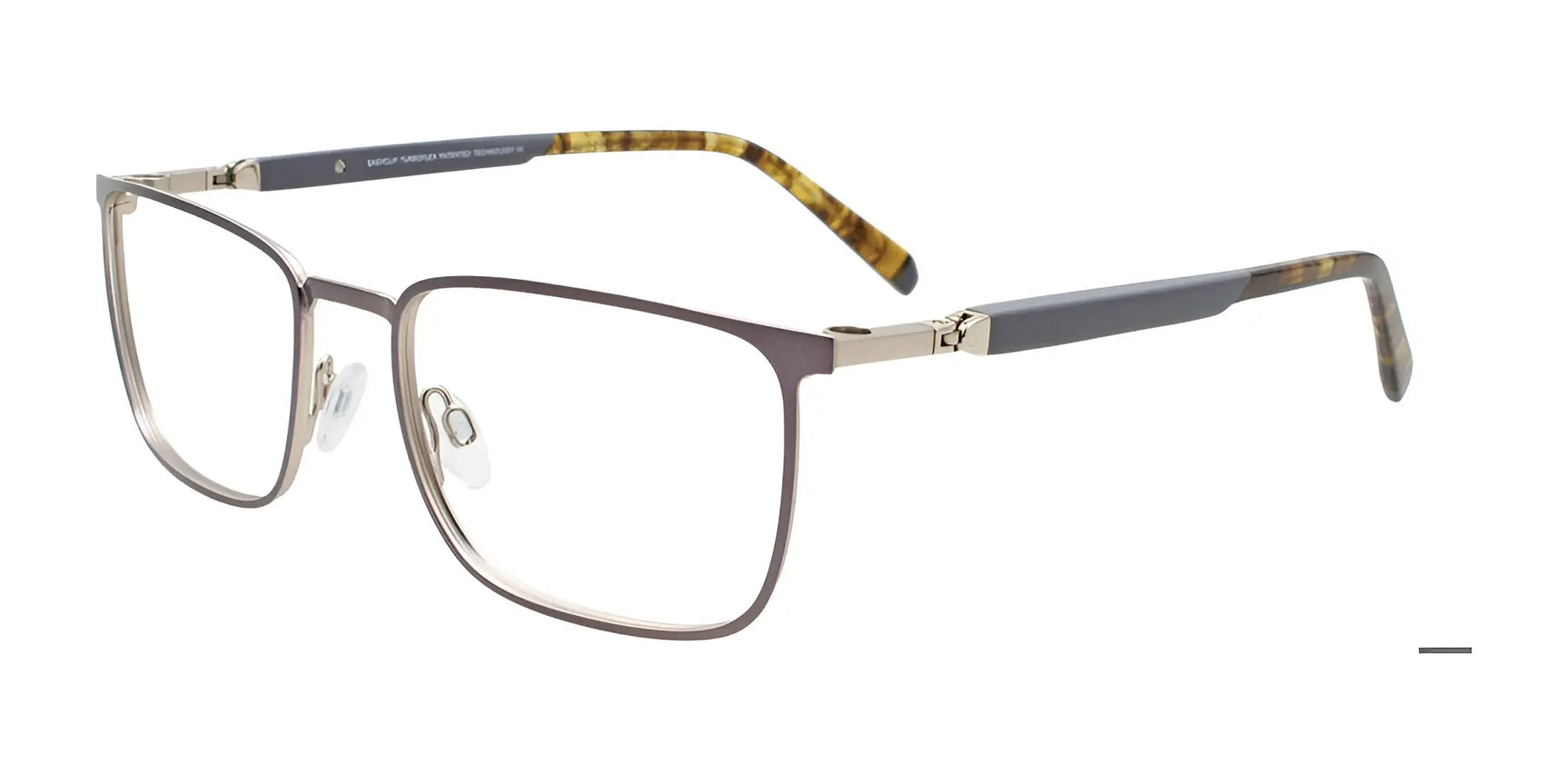 EasyClip EC641 Eyeglasses with Clip-on Sunglasses Steel EasyClip EC641 Eyeglasses with Clip-on Sunglasses Steel