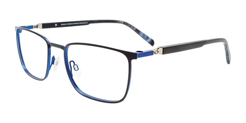 EasyClip EC641 Eyeglasses with Clip-on Sunglasses / Size 53 / Black